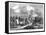 Burke and Wills Expedition Setting Out from Royal Park, Melbourne, Australia, August 1860-null-Framed Stretched Canvas