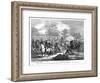 Burke and Wills Expedition Setting Out from Royal Park, Melbourne, Australia, August 1860-null-Framed Giclee Print