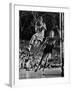 Burke Scott of Hoosiers Basketball Team Leaping Through Air Towards Lay Up Shot at Basketball Hoop-Francis Miller-Framed Photographic Print