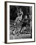 Burke Scott of Hoosiers Basketball Team Leaping Through Air Towards Lay Up Shot at Basketball Hoop-Francis Miller-Framed Photographic Print