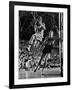 Burke Scott of Hoosiers Basketball Team Leaping Through Air Towards Lay Up Shot at Basketball Hoop-Francis Miller-Framed Photographic Print