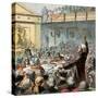 Burke, the Great Orator, 18th Century-null-Stretched Canvas