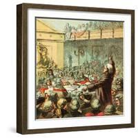 Burke, the Great Orator-English-Framed Giclee Print