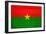 Burkina Faso Flag Design with Wood Patterning - Flags of the World Series-Philippe Hugonnard-Framed Art Print