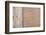 Burlap Background Bordered by Old Wood-darkbird-Framed Photographic Print