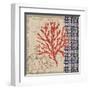 Burlap Coral II-Paul Brent-Framed Art Print