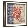 Burlap Coral III-Paul Brent-Framed Art Print