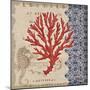 Burlap Coral IV-Paul Brent-Mounted Art Print