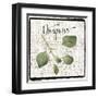 Burlap Herbs II-Grace Popp-Framed Art Print