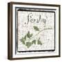 Burlap Herbs IV-Grace Popp-Framed Art Print