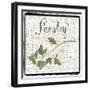 Burlap Herbs IV-Grace Popp-Framed Art Print