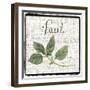 Burlap Herbs V-Grace Popp-Framed Art Print