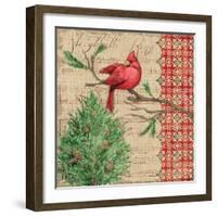 Burlap Holiday II-Paul Brent-Framed Art Print