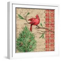 Burlap Holiday II-Paul Brent-Framed Art Print