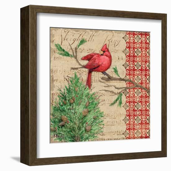 Burlap Holiday II-Paul Brent-Framed Art Print