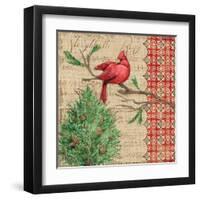 Burlap Holiday II-Paul Brent-Framed Art Print