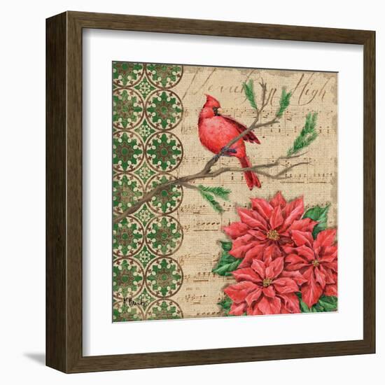 Burlap Holiday III-Paul Brent-Framed Art Print