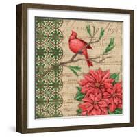 Burlap Holiday III-Paul Brent-Framed Art Print