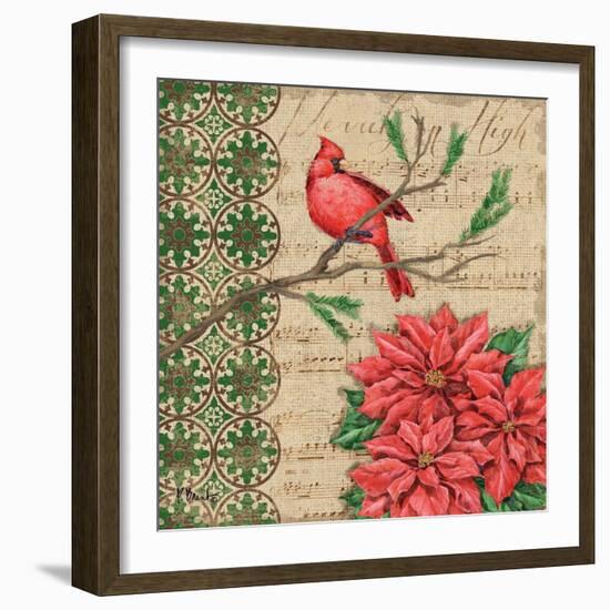 Burlap Holiday III-Paul Brent-Framed Art Print