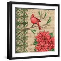 Burlap Holiday III-Paul Brent-Framed Art Print