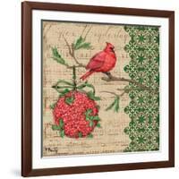 Burlap Holiday IV-Paul Brent-Framed Art Print