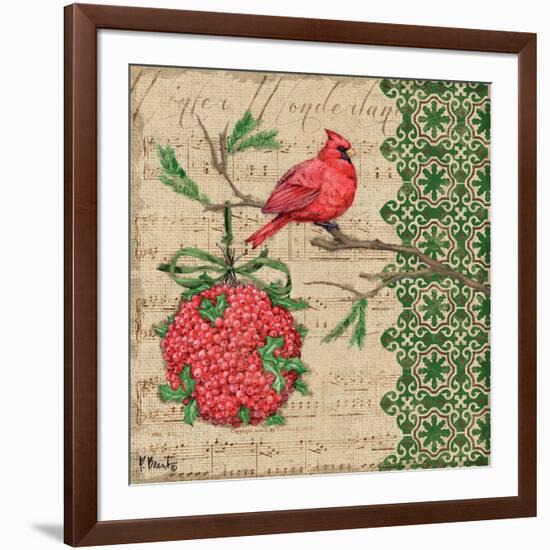 Burlap Holiday IV-Paul Brent-Framed Art Print