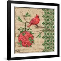 Burlap Holiday IV-Paul Brent-Framed Art Print