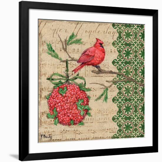 Burlap Holiday IV-Paul Brent-Framed Art Print