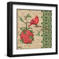 Burlap Holiday IV-Paul Brent-Framed Art Print