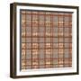 Burlap Plaid-Joanne Paynter Design-Framed Giclee Print