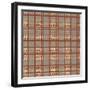 Burlap Plaid-Joanne Paynter Design-Framed Giclee Print