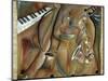 Burlap Sax-Ikahl Beckford-Mounted Giclee Print