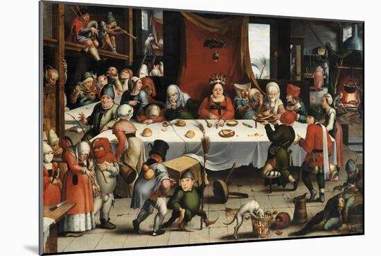 Burlesque Feast, C. 1550-Jan Mandyn-Mounted Giclee Print