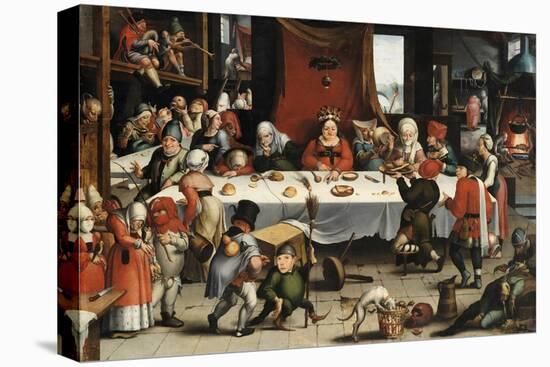 Burlesque Feast, C. 1550-Jan Mandyn-Stretched Canvas