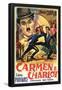Burlesque on Carmen Movie Charlie Chaplin Poster Print-null-Framed Poster