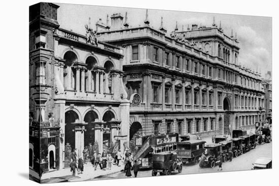 Burlington Arcade Entrance and the House of the Royal Academy, Piccadilly, 1926-1927-McLeish-Stretched Canvas