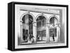 Burlington Arcade, Westminster, London, C1825-null-Framed Stretched Canvas