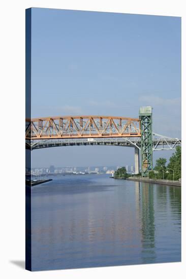 Burlington Canal at Hamilton, Lift Bridge on Lake Ontario, Toronto, Ontario, Canada-Cindy Miller Hopkins-Stretched Canvas