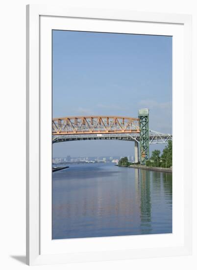 Burlington Canal at Hamilton, Lift Bridge on Lake Ontario, Toronto, Ontario, Canada-Cindy Miller Hopkins-Framed Photographic Print