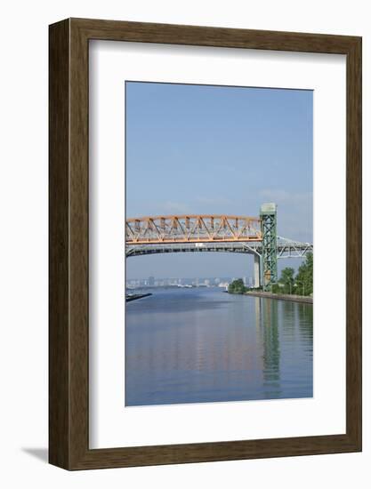 Burlington Canal at Hamilton, Lift Bridge on Lake Ontario, Toronto, Ontario, Canada-Cindy Miller Hopkins-Framed Photographic Print