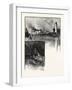 Burlington Canal (Top); Pier End Light (Bottom), Canada, Nineteenth Century-null-Framed Giclee Print