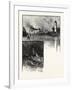 Burlington Canal (Top); Pier End Light (Bottom), Canada, Nineteenth Century-null-Framed Giclee Print