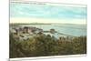 Burlington Harbor on Lake Champlain, Vermont-null-Mounted Premium Giclee Print