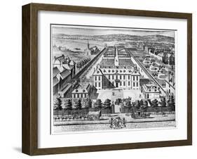 Burlington House, Piccadilly, Early 18th Century-Johannes Kip-Framed Giclee Print