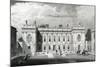 Burlington House, Royal Acadamy of Arts, Piccadilly, London, C.1829-31(Engraving)-Thomas Hosmer Shepherd-Mounted Giclee Print