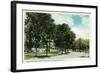 Burlington, Vermont, Fort Ethan Allen View of Officers' Row-Lantern Press-Framed Art Print