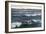 Burlington, Vermont, View of a Wavy Lake Champlain-Lantern Press-Framed Art Print