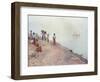 Burma, Irrawaddy River-R Talbot Kelly-Framed Art Print