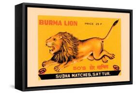 Burma Lion-null-Framed Stretched Canvas