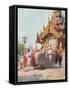 Burma, Mandalay Monastery-R Talbot Kelly-Framed Stretched Canvas